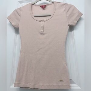 light dusty rose guess top